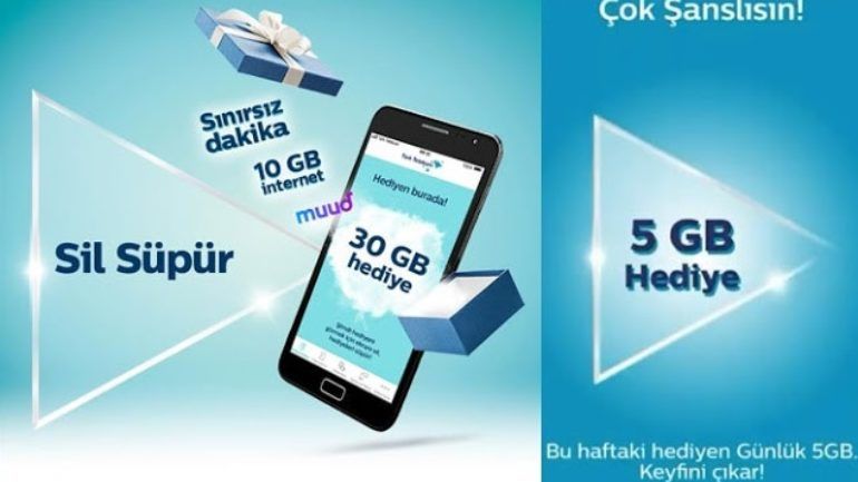 Türk Telekom Sil Süpür ile 30 GB Bedava İnternet Kazan!