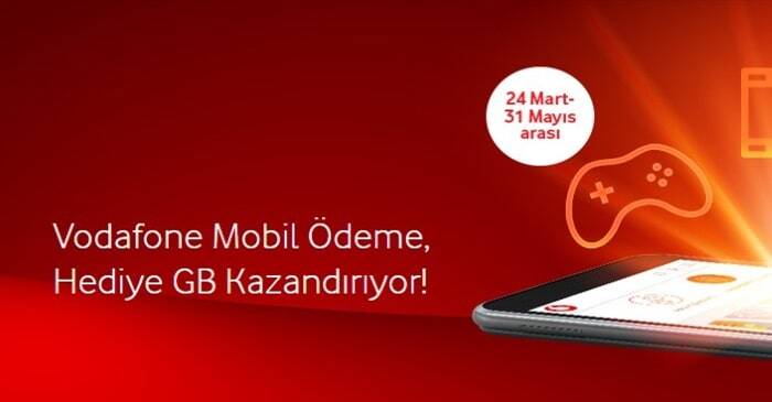 31 Mayıs’a Kadar Geçerli Vodafone Mobil Ödeme Yap GB Kazan!