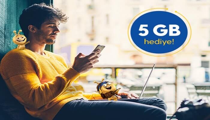 Anlaşmalı Bankalardan Turkcell Günlük 5 GB Hediye İnternet Fırsatı!