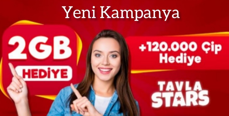 Vodafone Tavla Stars Kampanyası: Ücretsiz 2GB İnternet Fırsatı